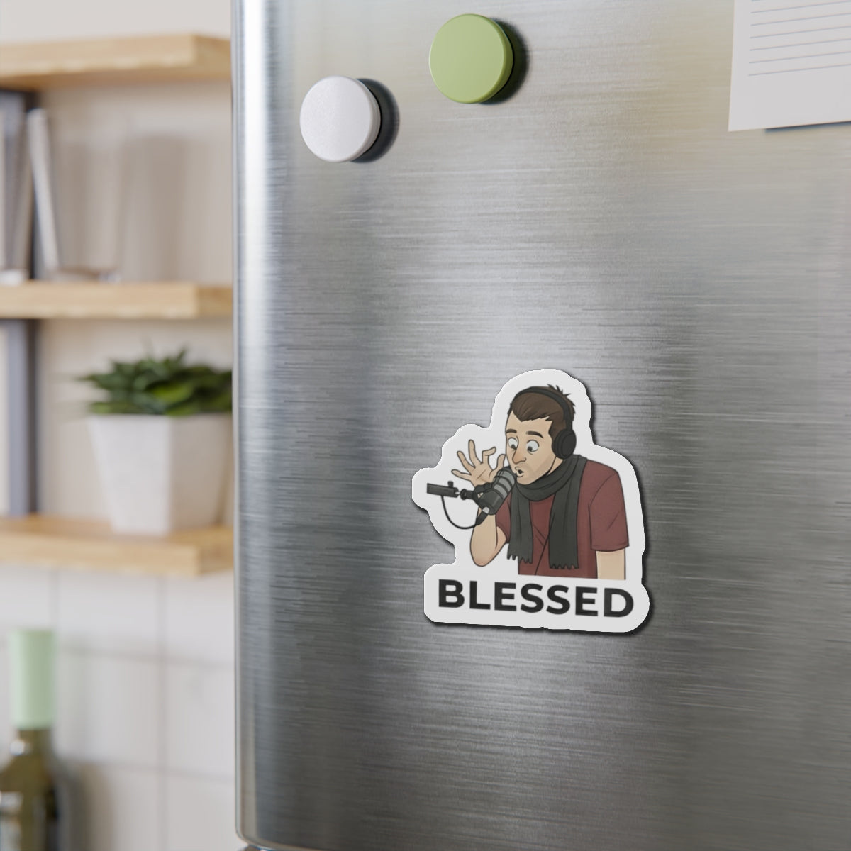 Blessed Die-Cut Magnets