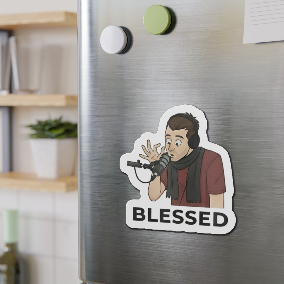 Blessed Die-Cut Magnets